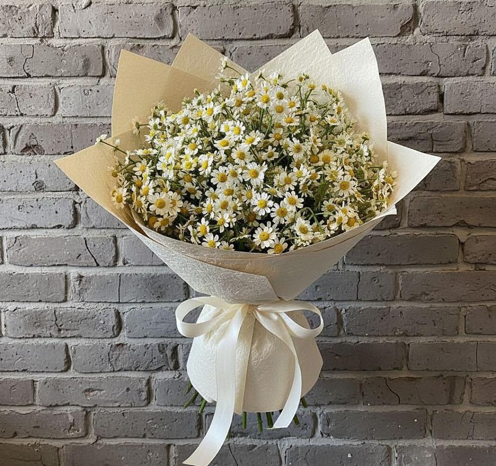 Букет цветов из: Ромашки в Космодемьянский