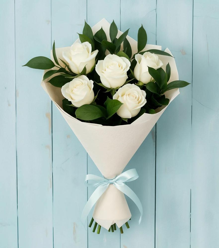 Букет цветов из: Розы в Космодемьянский