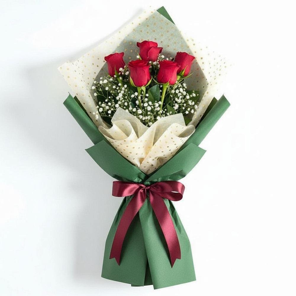 Букет цветов из: Розы в Космодемьянский