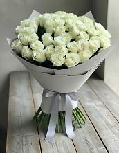 Букет 35 Белых роз в Космодемьянский