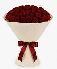 Букет 101 Бордовая роза Блэк Бакарра в Космодемьянский