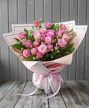 Букет Розовый кустик #REPLACE_PRED# Космодемьянский