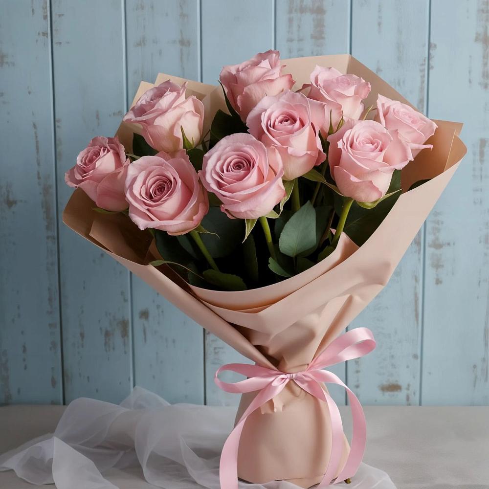 Букет цветов из: Розы в Космодемьянский