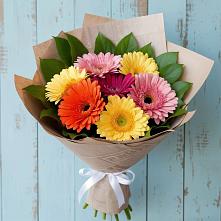 Букет цветов из:  Герберы в Космодемьянский
