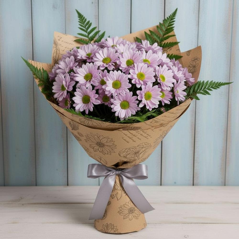 Букет цветов из: Хризантемы в Космодемьянский