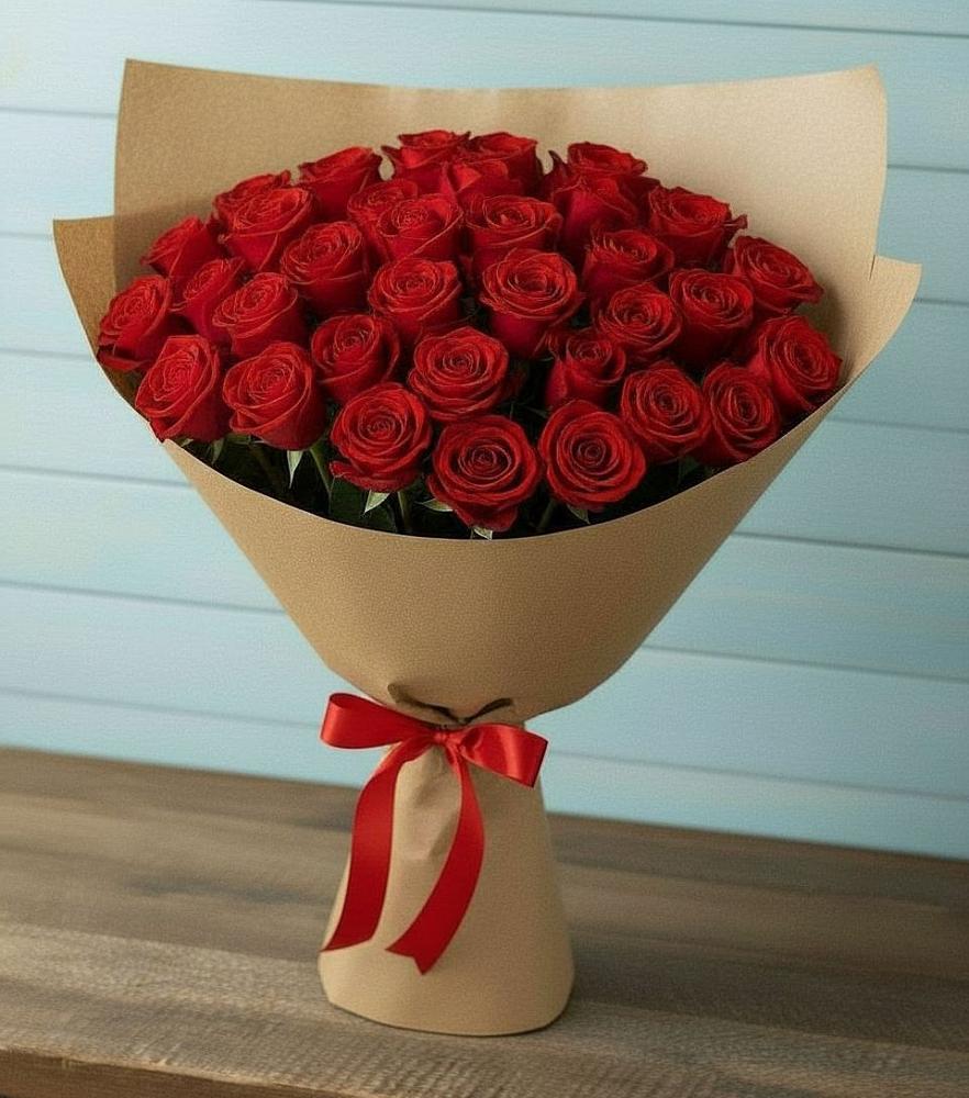 Букет Красные розы Милано в Космодемьянский