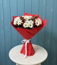 Букет цветов из:  Хризантемы в Космодемьянский