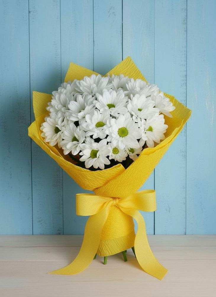 Букет цветов из: Хризантемы в Космодемьянский