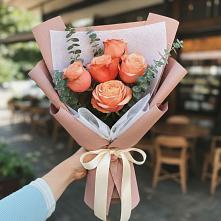 Букет цветов из:  Розы в Космодемьянский