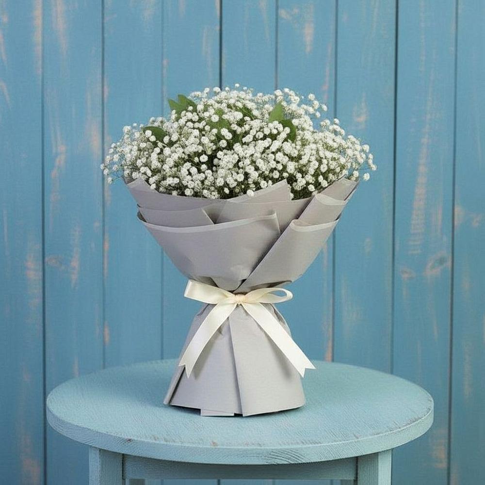 Букет цветов из: Гипсофила в Космодемьянский