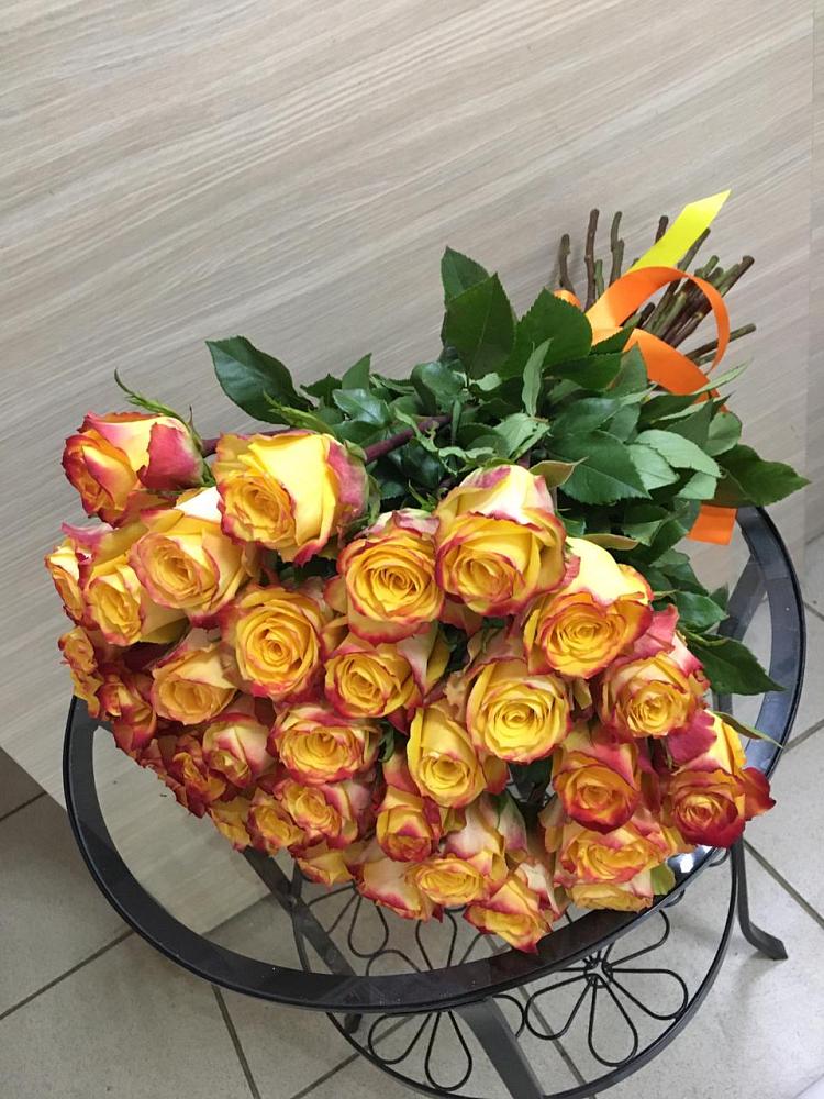 Букет Желтые розы в Космодемьянский