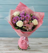 Букет цветов из:  Герберы #REPLACE_PRED# Космодемьянский