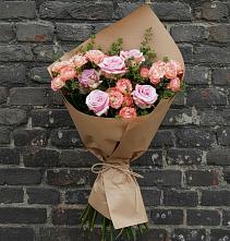 Букет цветов из:  Розы в Космодемьянский