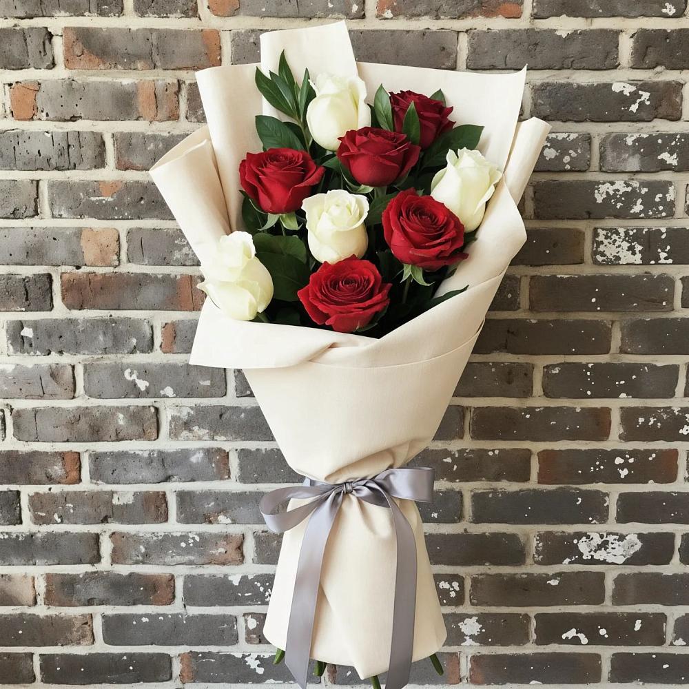 Букет цветов из: Розы в Космодемьянский