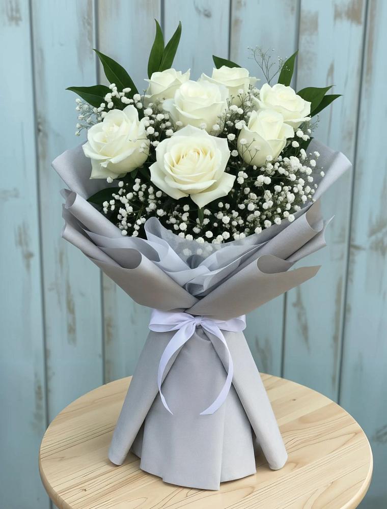 Букет цветов из: Розы в Космодемьянский