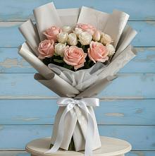 Букет цветов из:  Розы #REPLACE_PRED# Космодемьянский