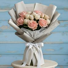 Букет цветов из:  Розы в Космодемьянский