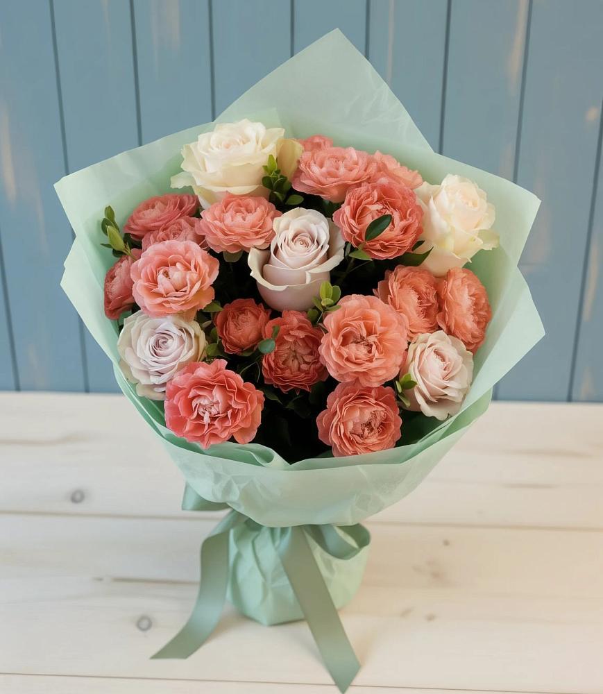 Букет цветов из: Розы в Космодемьянский