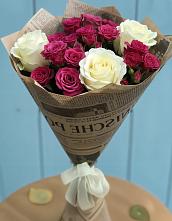 Букет цветов из:  Розы в Космодемьянский