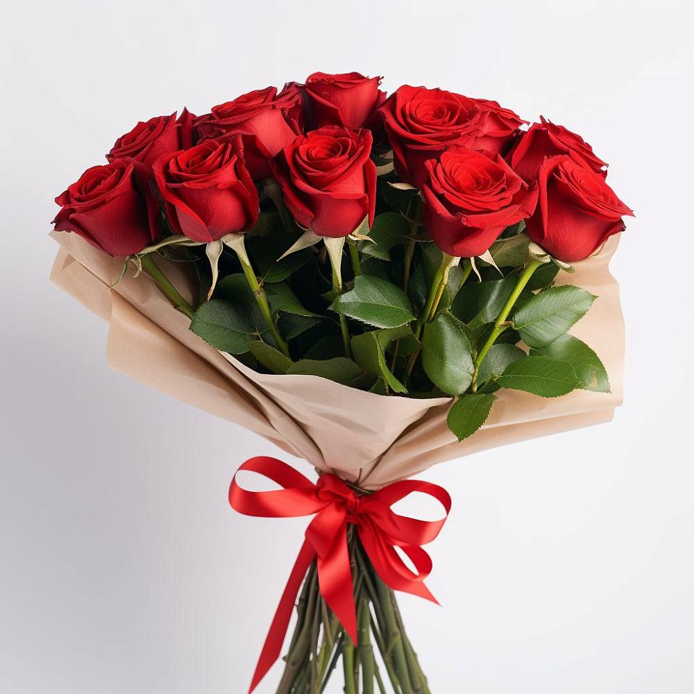 Букет 11 Красных роз Эдлесс Лав в Космодемьянский