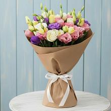 Букет цветов из:  Лизиантусы #REPLACE_PRED# Космодемьянский