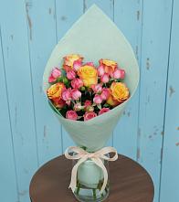 Букет цветов из:  Розы в Космодемьянский