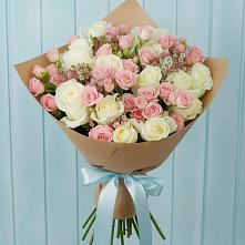 Букет цветов из:  Розы в Космодемьянский