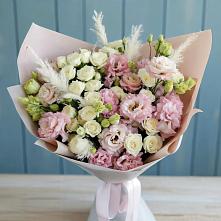Букет цветов из:  Альстромерии и Розы в Космодемьянский
